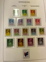 Stamp of Hong Kong 1862-2013, in three Leuchtturm albums nice mint collection