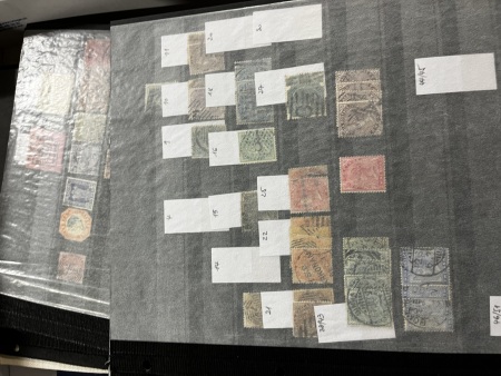 Stamp of India » Collections, Lots etc. 1854-1955, British India mint and used accumulation with complete sets and duplicates