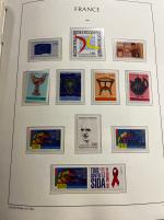 Stamp of France » Collections 1980-2002, dans deux albums Leuchtturm collection neufs