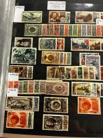 Stamp of Russia » Russia / Soviet Union Collections and Lots 1946-1993, in three stockbooks nice and extensive post
