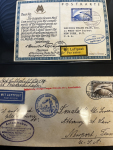 Stamp of Greece » Airmails Greece and Aegean Islands: Zeppelins 1932-1936 Greece and Aegean Islands more than 70 covers
