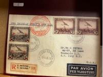Stamp of Aerophilately » Zeppelins Belgium 1933-1939, nice group of 25 covers and cards