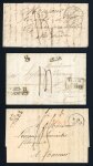 Stamp of France » Lettres Classiques 1828-1830, joli petit ensemble de six marques postales