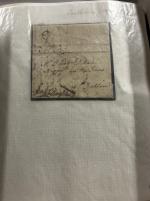 Stamp of Ireland » Pre-Stamp Postal History » Early Period - 1657-1784 1719-1781 Bishop mkgs: Twenty-one covers mounted on album page, showing a range of various different-sized Bishop mkgs in black, including the marking composed on two segments, mixed to fine (21).