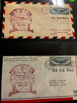 Stamp of Ireland » Airmails 1939-1986 Attractive assembly of mostly First Flights from USA and or Canada, showing Pan American Flights, Irish International Airlines, many to Shannon or Foynes, showing a fine array of First Flight cachets, mixed to