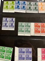 Stamp of Ireland » Postage Dues 1822-1980 Postage Due Usages: Accumulation of over 90 mostly covers and postcards, showing a fine array of postage dues markings, and usages of both Irish and foreign postage due adhesives, plus some later mint blocks et