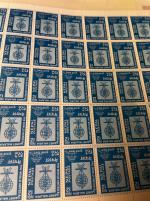 Stamp of Nepal 1954-63, collection of complete mint n.h. sheets