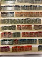 Stamp of France » Collections 1849-1990, dans un gros carton ensemble type vrac composé