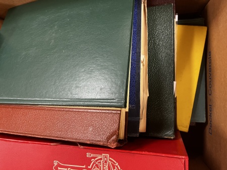 Stamp of Large Lots and Collections All World : 1850-1990, in a large and heayy box thousands