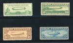 Stamp of United States » 1919 Issues onwards 1930-1933 airmail Gref Zeppelin issue 65c, $1.30, $2.60,