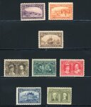 Stamp of Canada 1908 Québec Tercentenary lh mint complete set of eight,