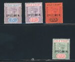 Stamp of Gold Coast 1889-1894 QV CA 5s to 20s mint nh complete set of four,