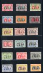 Stamp of Rhodesia 1910-13 Double Heads 1/2d to £1 complete lh mint set