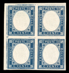 Stamp of Italian States » Naples Neapolitan Provinces 1861 Unissued set in blocks of four.