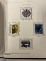 Stamp of France » Collections 1860-2005, dans un gros carton ensemble type vrac constitué
