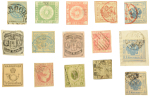 Stamp of Large Lots and Collections SPERATI´s philatelic working estate. Box with hundreds of items that he used to create his perfect imitations, such as real stamps