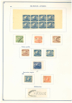 Stamp of Large Lots and Collections SPERATI´s philatelic working estate. Box with hundreds of items that he used to create his perfect imitations, such as real stamps