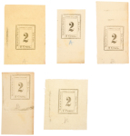 Stamp of United States » U.S. Possessions » Hawaii Hawaii 1859-62 Inter-Island 2c SPERATI forgery group of 24 items