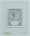 Stamp of Australia » Tasmania Tasmania 1892 £1 SPERATI forgeries, a spectacular group of 35 production incl. 5 glass clichés, 2 on film paper and 28 proofs on paper