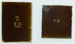 Stamp of Fiji Fiji 1874-75 VR overprints group of 24 SPERATI forgery production items incl. 8 glass clichés