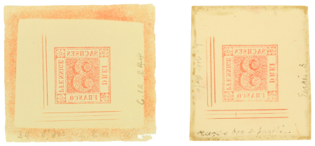 Stamp of German States » Saxony Saxony 3pf SPEARTI forgery lot