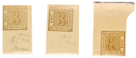 Stamp of German States » Saxony Saxony 3pf SPEARTI forgery lot
