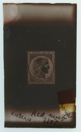 Stamp of France » Type Cérès de 1849-1850 1849, Ensemble de 6 clichés SPERATI sur verre au type