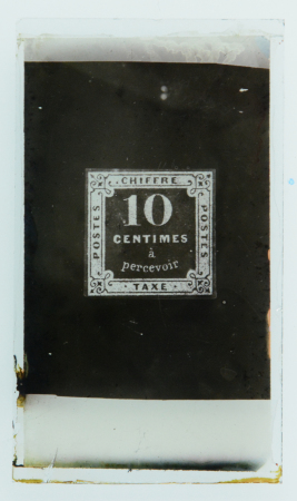Stamp of France » Timbres-Taxe TIMBRES TAXE, Lot de 6 clichés SPERATI sur verre, comprenant