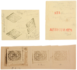 Stamp of Italian States » Papal States Papal States 1852 50Baj group of 18 SPEARTI forgery reproduction items