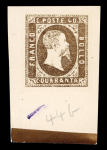 Stamp of Italian States » Sardinia Sardinia 1851-63 lot of 11 SPERATI forgery proofs from the Sperati archive