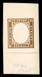 Stamp of Italian States » Sardinia Sardinia 1851-63 lot of 11 SPERATI forgery proofs from the Sperati archive