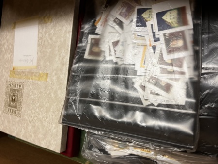 Stamp of Large Lots and Collections All World : 1850-1990, miscellaneous item containing