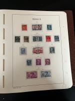 Stamp of France » Collections 1930-1959, dans un album Leuchtturm belle collection