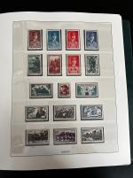 Stamp of France » Collections 1940-1959, dans une reliure Lindner collection neufs