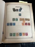 Stamp of France » Collections 1849-1990, dans une reliure Yvert standard et feuilles
