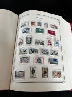 Stamp of France » Collections 1849-1990, dans une reliure Yvert standard et feuilles