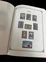 Stamp of France » Collections 1849-1990, dans une reliure Yvert standard et feuilles