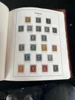 Stamp of France » Collections 1849-1944, dans une reliure électrique collection neufs