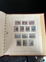 Stamp of Colonies françaises » Monaco 1885-1974, dans deux reliures Lindner collection neufs
