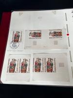 Stamp of Colonies françaises » Andorre (Poste française) 1931-2006, dans deux gros albums, ensemble de plusieurs