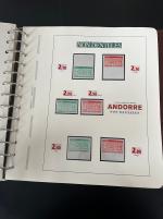 Stamp of Colonies françaises » Andorre (Poste française) 1931-2006, dans deux gros albums, ensemble de plusieurs