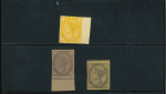 Stamp of Great Britain » 1855-1900 Surface Printed » 1880-81 Provisional Issue and 1881 1d Lilac GB 1881 1d colour trial in yellow on buff, unwatermarked paper
