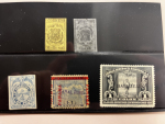 Stamp of Large Lots and Collections Latin America :1866-1960, in five stockbooks and some