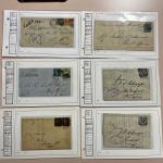 Stamp of Great Britain » Collections 1840-1947 group of 22 covers with 1840 1d black pair