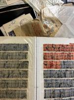 Stamp of Palestine and Holy Land 1918-45 accumulation in box with a mint and used collection