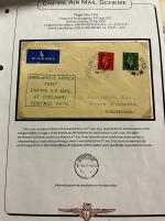 Stamp of British Empire General Collections and Lots 1935-1970s cover accumulation mostly comprising flight