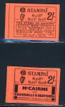 Stamp of Ireland » Booklets 1931-40 SE 1d carmine, booklet pane with advert labels,