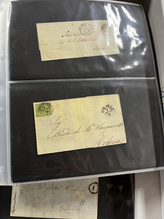 Stamp of Italian States » Collections and Lots 1764–1864 Stampless and Franked Cover Collection: An