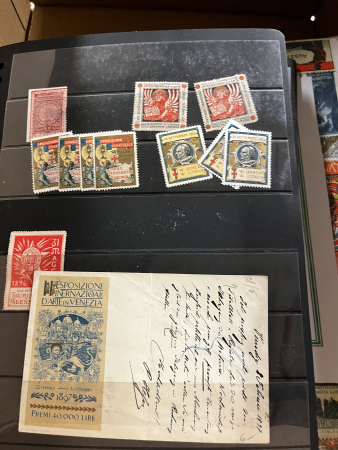 Stamp of Italy » Italy and Areas Collections and Lots 1900–1940 Cinderella & Vignette Accumulation: An extensive