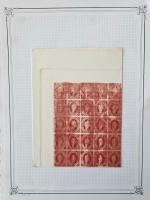 Stamp of Indian States » Jammu & Kashmir 1866 1/2a grey-black, used, Srinagar cancel in violet